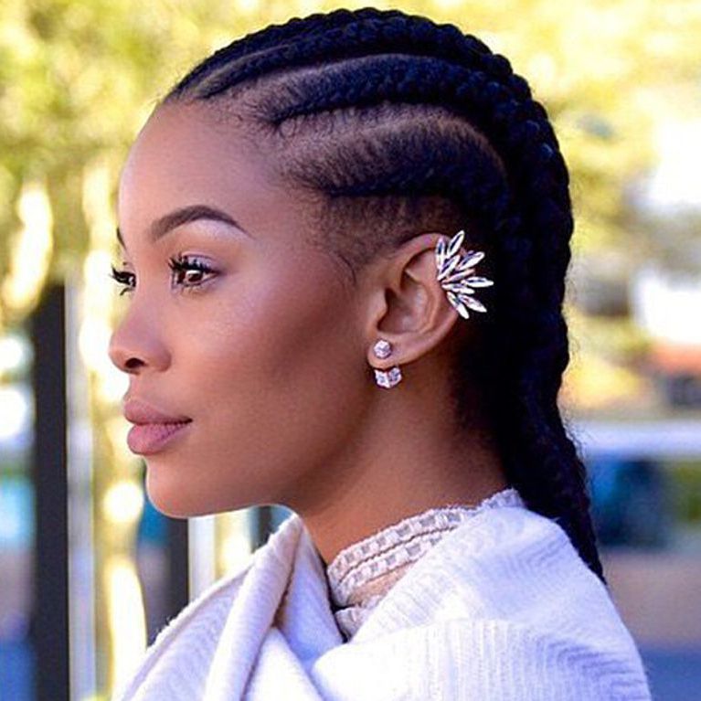 21 Most Stylish Afro Hairstyles For Women To Look Stunning Pertaining To Most Recent Crisp Pulled Back Braid Hairstyles (View 22 of 25)
