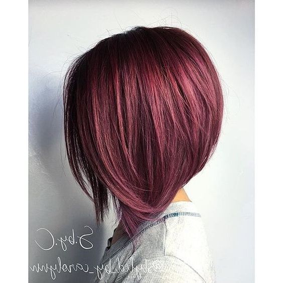 27 Graduated Bob Hairstyles That Looking Amazing On Everyone Intended For Graduated Angled Bob Hairstyles (View 23 of 25)