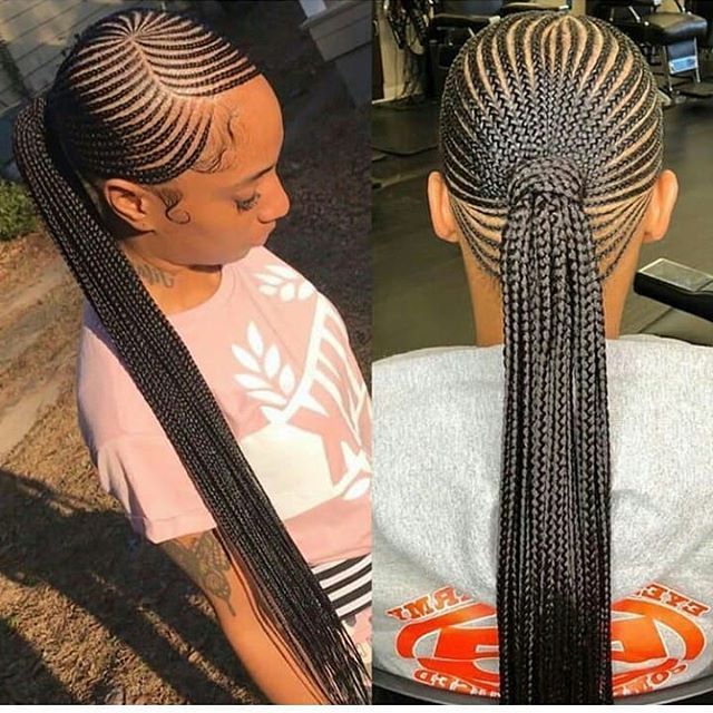 30 Cute Braided Ponytail Hairstyles For Black Hair That Will With Most Recent Ponytail Braid Hairstyles (View 4 of 25)