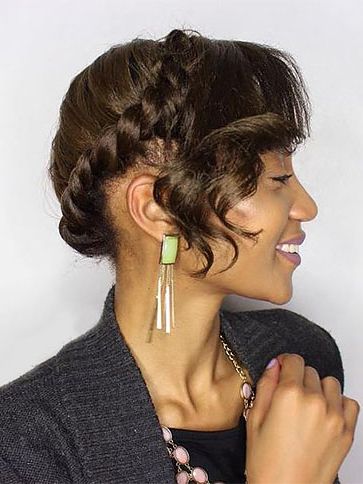 30 Sexy Goddess Braids Hairstyles You Will Love – The Trend Within Most Recently Halo Braid Hairstyles With Bangs (Photo 19 of 25)