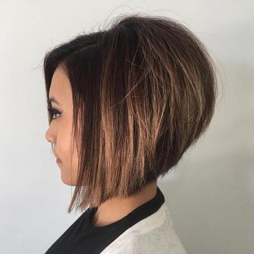 30 Stacked Bob Haircuts | Herinterest/ Inside Sassy A Line Bob Hairstyles (View 9 of 25)