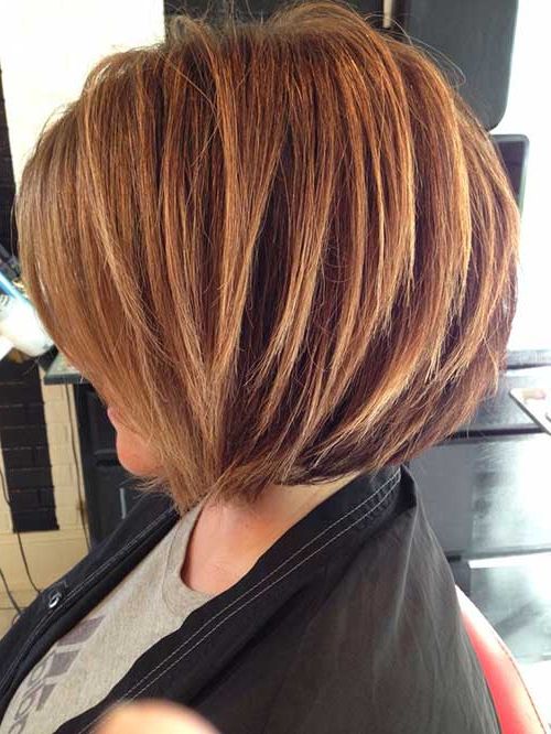 35 Short Stacked Bob Hairstyles Inside Stacked Swing Bob Hairstyles (Photo 10 of 25)