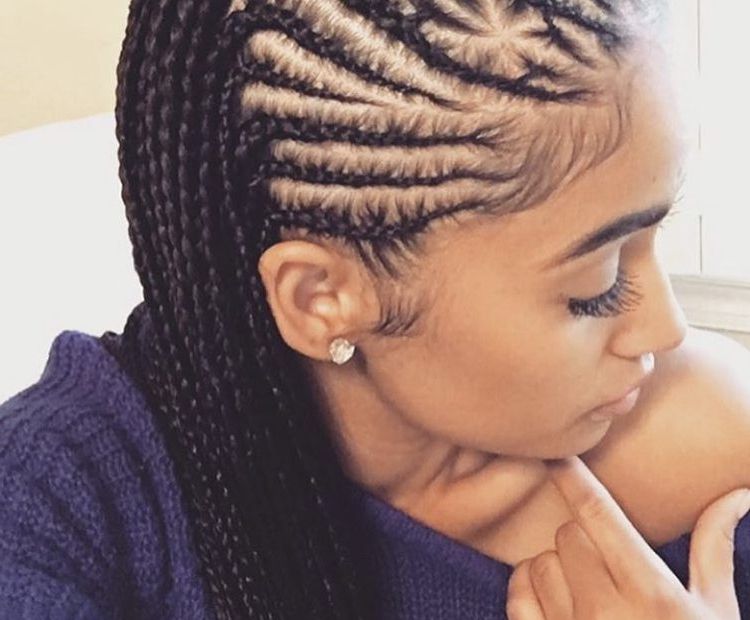 39 Braided Styles Here To Slay – Reviewtiful With Regard To Most Recent Cornrow Accent Braids Hairstyles (View 8 of 25)