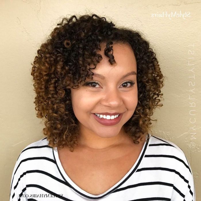 42 Curly Bob Hairstyles That Rock In 2019 – Style My Hairs Inside Naturally Curly Bob Hairstyles (Photo 16 of 25)