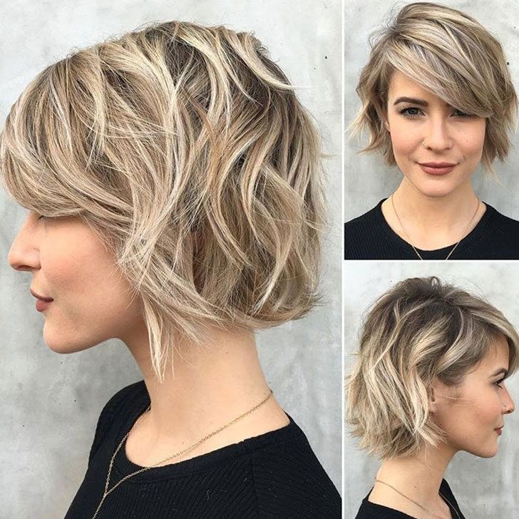 50 Best Bob Haircuts And Hairstyles For 2019 – Hairs.london Pertaining To Fun Choppy Bob Hairstyles With A Deep Side Part (Photo 23 of 25)
