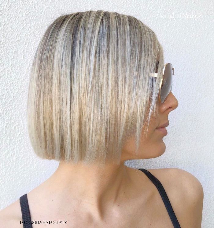 50 Chic Short Bob Hairstyles & Haircuts For Women In 2019 Pertaining To Short Cappuccino Bob Hairstyles (View 23 of 25)