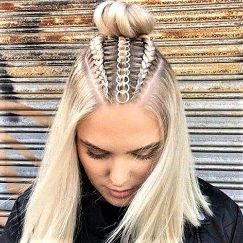 50 Half Up Half Down Hairstyles You'll Totally Love | Hair Intended For Newest Half Braided Hairstyles (Photo 17 of 25)