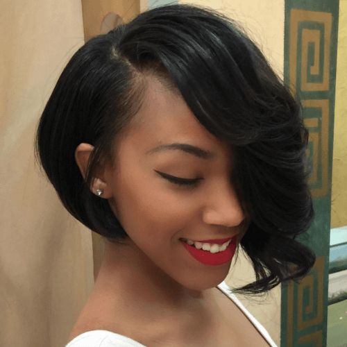 50 Sensational Bob Hairstyles For Black Women | Hair Motive Within Natural Bob Hairstyles (View 10 of 25)
