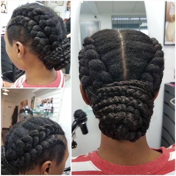50 Ultra Modish Cornrow Hairstyles That Are In Sync With The Pertaining To Newest Crown Cornrow Hairstyles (View 20 of 25)