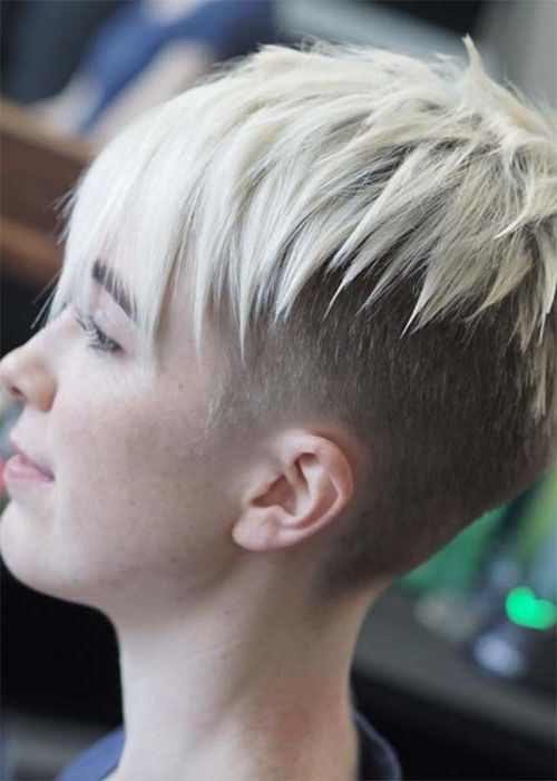 51 Edgy And Rad Short Undercut Hairstyles For Women – Glowsly For Blonde Undercut Bob Hairstyles (Photo 19 of 25)