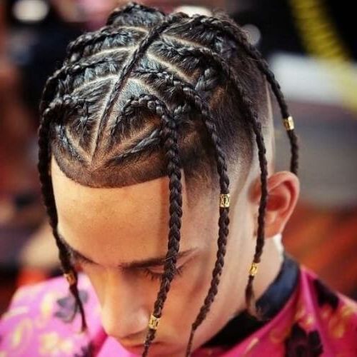 55+ Hot Braided Hairstyles For Men (+video & Faq) – Men Pertaining To Latest Metallic Side Cornrows Hairstyles (View 23 of 25)