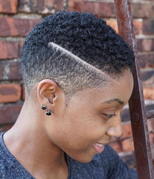 55+ Short Natural Haircuts For Black Females With Round With Newest Perfect Pixie Haircuts For Black Women (View 16 of 25)