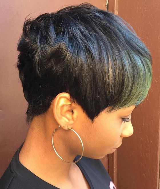 60 Bob Haircuts For Black Women In Short Black Bob Hairstyles With Bangs (Photo 11 of 25)
