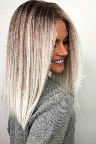 Ash Blonde Ombre Blunt Sharp Bob Haircut Pmbrehai – Hairs.london Regarding Sharp And Blunt Bob Hairstyles With Bangs (Photo 15 of 25)