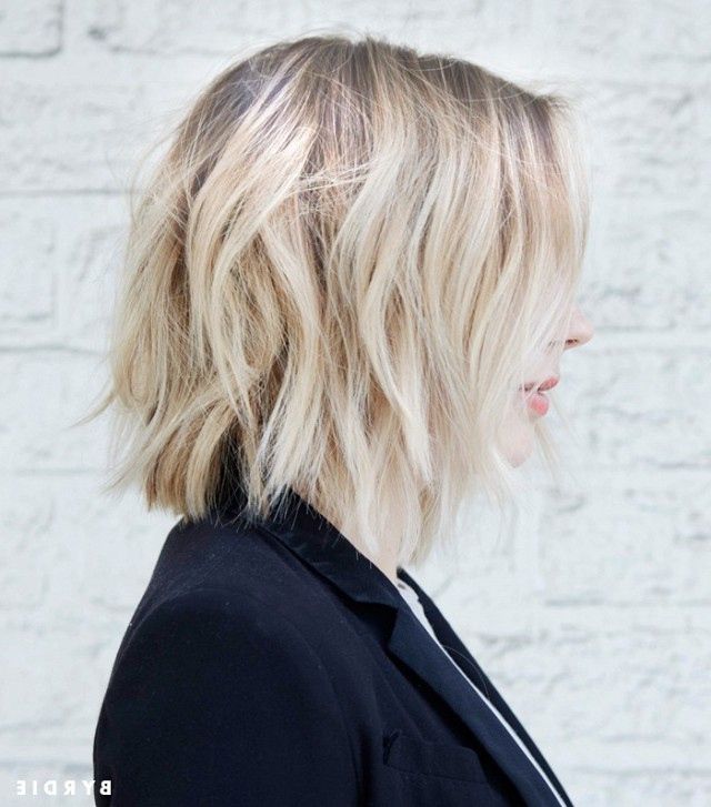 Best Beach Wave Bob Hairstyles Inspiration Hair Ideas Within Beach Wave Bob Hairstyles With Highlights (View 9 of 25)