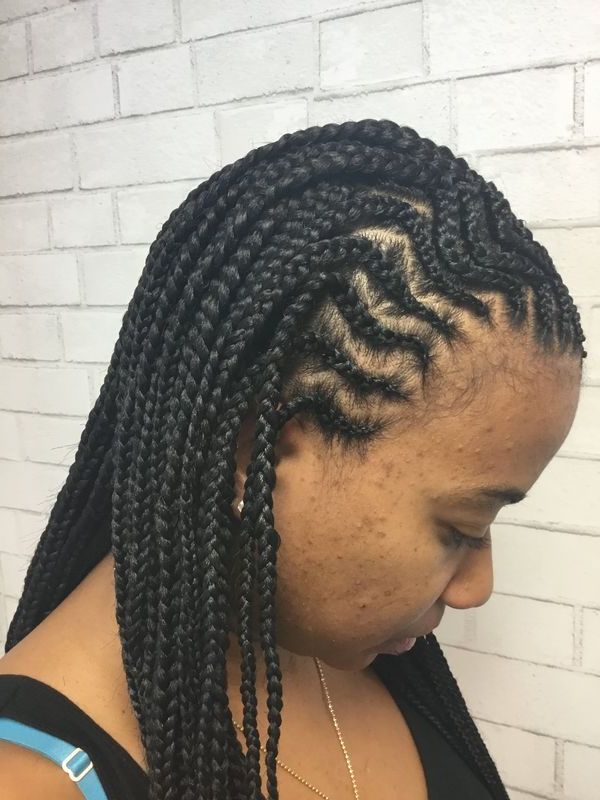 Best Ghana Braids Hairstyles Ideas (trending In January 2020) With Regard To Most Current Zig Zag Cornrows Hairstyles (Photo 12 of 25)
