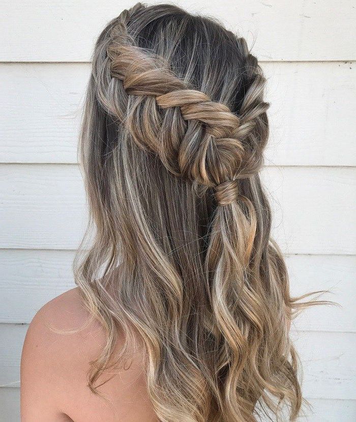 Dutch Crown Braid Into Fishtail Braid + Twisted Pony In Recent Fishtail Crown Braid Hairstyles (View 14 of 25)
