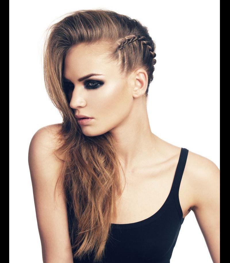 Faux Undercut | Frisyrer, Flätor Intended For Most Recently Faux Undercut Braid Hairstyles (Photo 2 of 25)