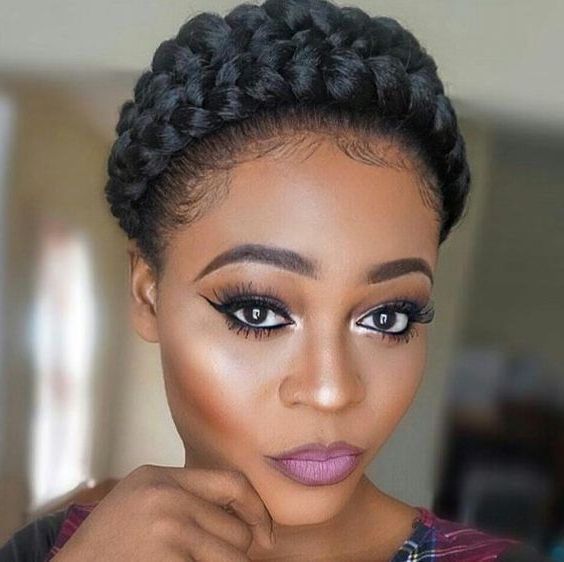 Halo Braids Or Crown Braids: Hairstyle Idea For Black Women With Regard To Most Current Braided Halo Hairstyles (View 15 of 25)