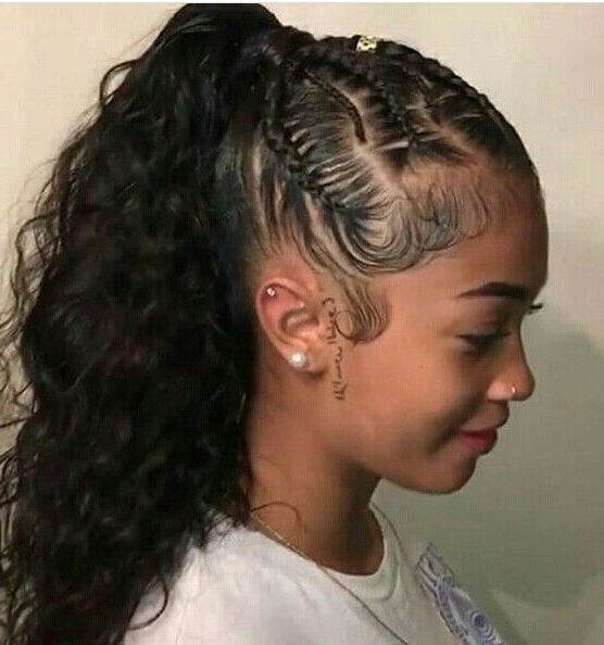 Like What You See, Follow Me.! Pin: @iijasminnii?give Me Pertaining To Most Popular Billowing Ponytail Braid Hairstyles (Photo 5 of 25)
