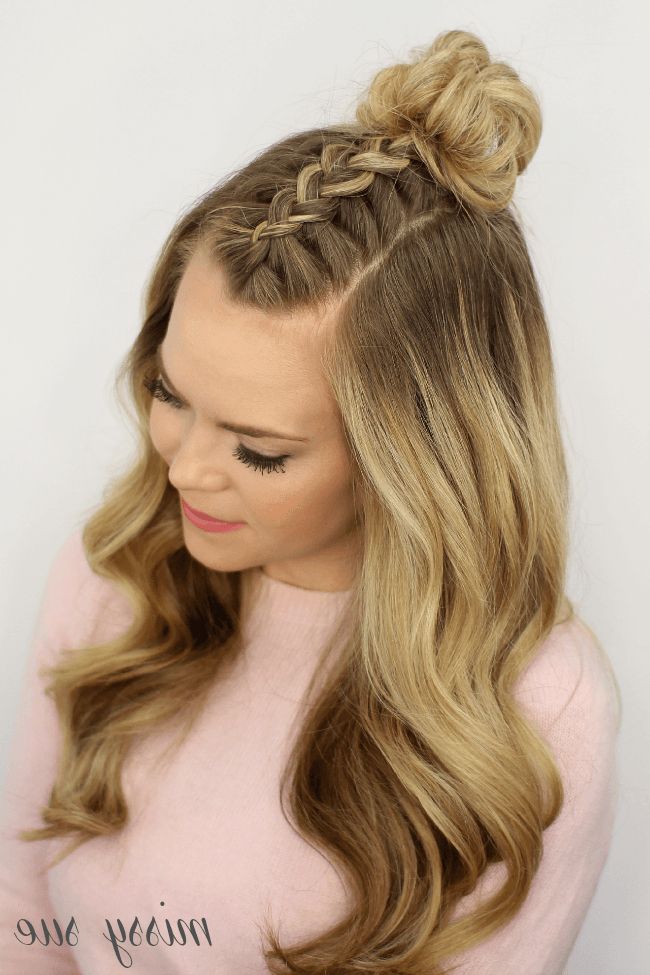 Featured Photo of 25 the Best Braided Topknot Hairstyles