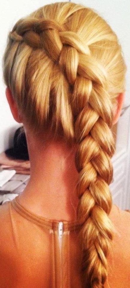 Pin On Hairstyles Regarding 2020 Three Strand Pigtails Braid Hairstyles (Photo 17 of 25)