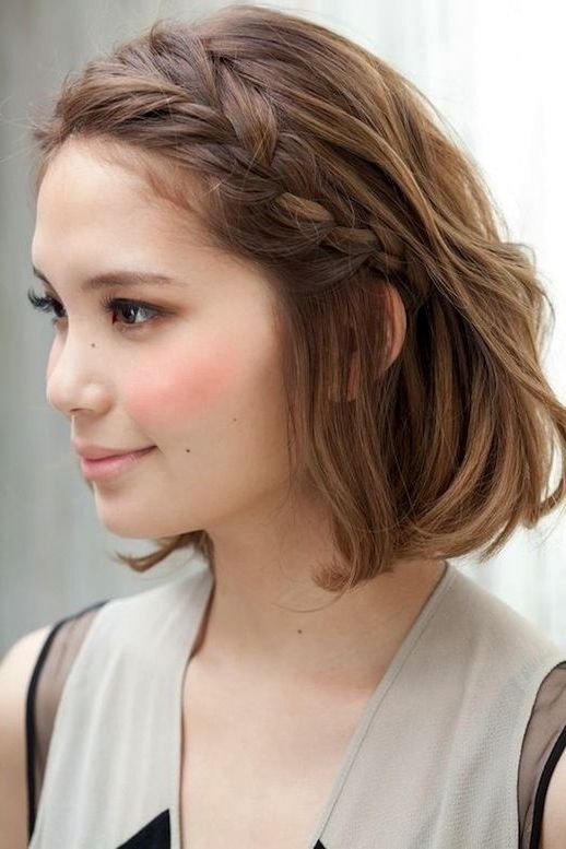 Pin On Hairstyles Regarding Newest Braided Short Hairstyles (Photo 10 of 25)
