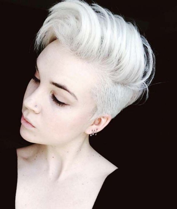 Pin On Lovely Locks Inside Best And Newest Flipped Up Platinum Blonde Pixie Haircuts (Photo 1 of 25)