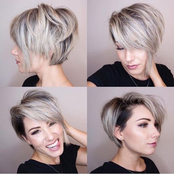 Pin On Under Cut Hair Styles I Like Within Newest Metallic Short And Choppy Pixie Haircuts (View 3 of 25)