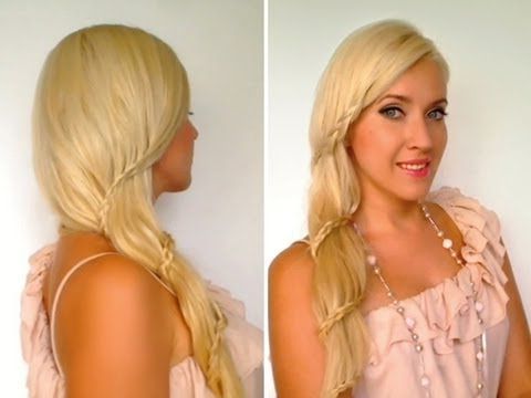 Romantic Prom Wedding Hairstyles For Long Hair Side Swept With Regard To Most Recently Side Swept Carousel Braid Hairstyles (View 5 of 25)
