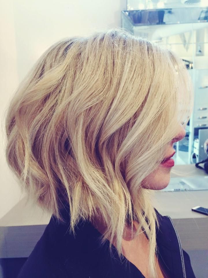 Shattered Lob, Highlights And Styledallas Blonde For Beach Wave Bob Hairstyles With Highlights (View 12 of 25)