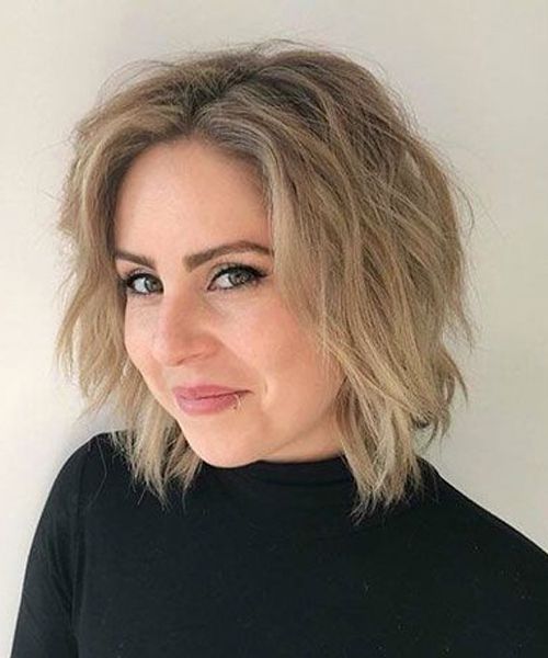 Short Messy Bob Hairstyles 2019 For Women Over 40 | Trendy In Trendy Messy Bob Hairstyles (View 20 of 25)
