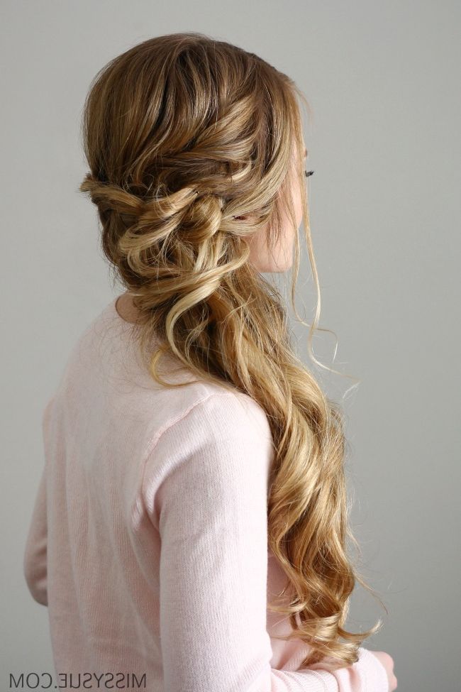 Side Swept Dutch Braid | Missy Sue Throughout Most Up To Date Side Swept Carousel Braid Hairstyles (View 3 of 25)