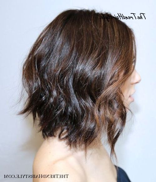 Stacked Bob With Side Bang – 70 Best A Line Bob Haircuts In Sassy A Line Bob Hairstyles (View 11 of 25)