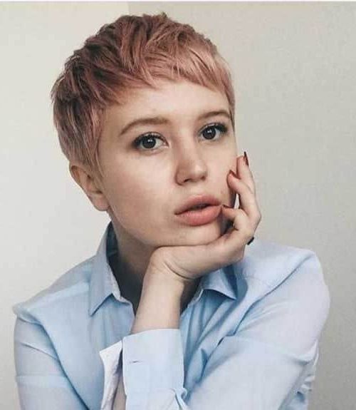 The Pixie Haircut: 60+ Ideas That Fit Every Style – My New Throughout Latest Edgy Textured Pixie Haircuts With Rose Gold Color (Photo 11 of 25)