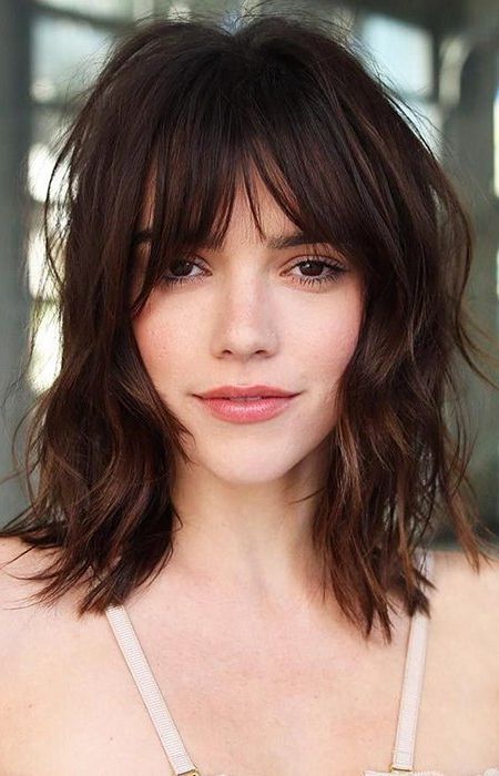 15 Stylish Shag Haircuts For All Hair Lengths – The Trend Intended For 2018 Cool Shag Hairstyles With Feathered Bangs (View 21 of 25)