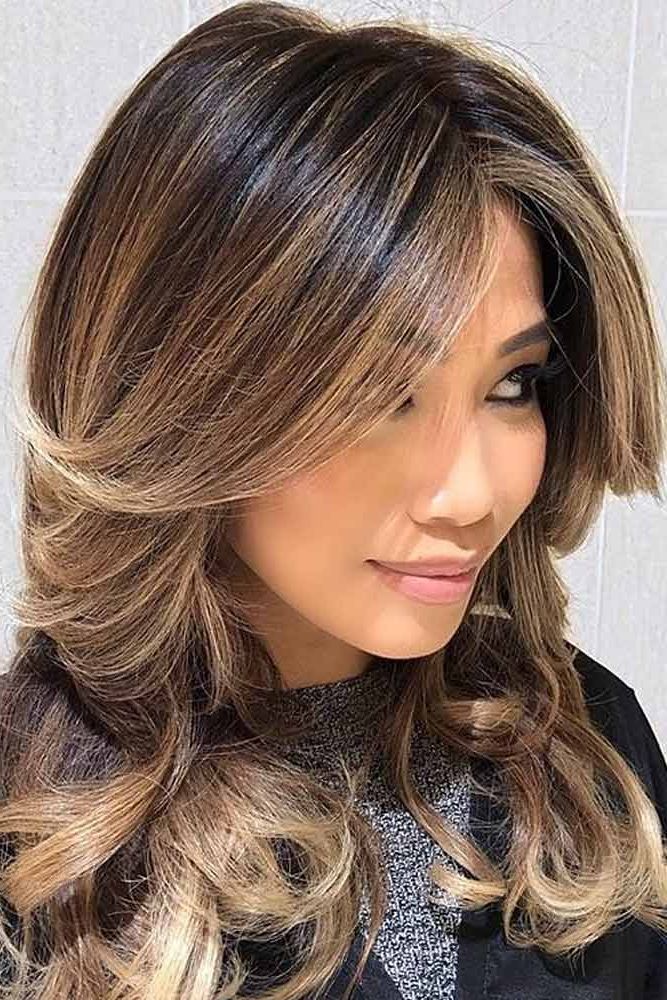 45 Timeless Feathered Hair Ideas To Look Fresh And Modern With 2018 Dynamic Layered Feathered Bangs Hairstyles (View 5 of 25)