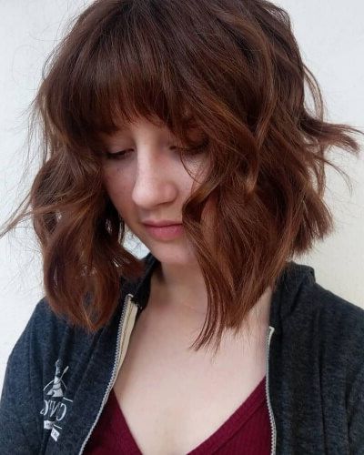 50+ Flattering Short Hairstyles For Fine Hair | Cheeky Locks Inside Most Up To Date Dynamic Layered Feathered Bangs Hairstyles (View 20 of 25)