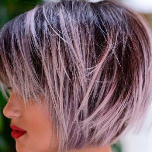 50 Short Layered Haircuts That Are Classy And Sassy! | Hair For Recent Short Layered Bob Hairstyles With Feathered Bangs (View 13 of 25)