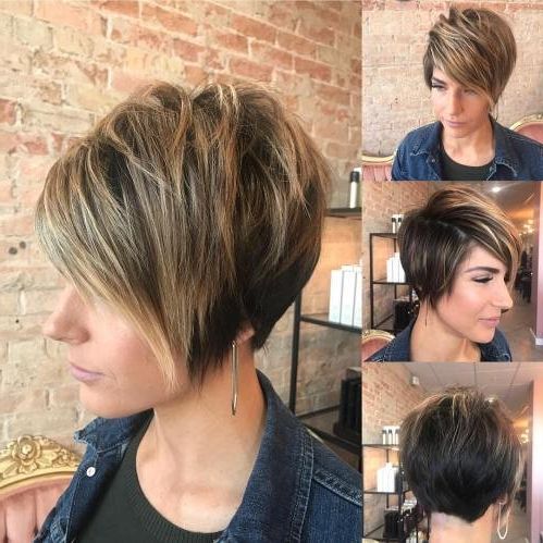 80+ Long Pixie Hairstyles For 2018 Feathery Bangs Hairstyles With A Shaggy Pixie (View 11 of 25)