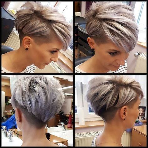 Pin On Asymmetrical Pixie With Regard To Most Popular Elegant Feathered Undercut Pixie Hairstyles (View 2 of 25)