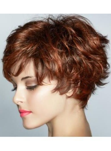 Pin On Wigs For 2018 Feathery Bangs Hairstyles With A Shaggy Pixie (View 4 of 25)