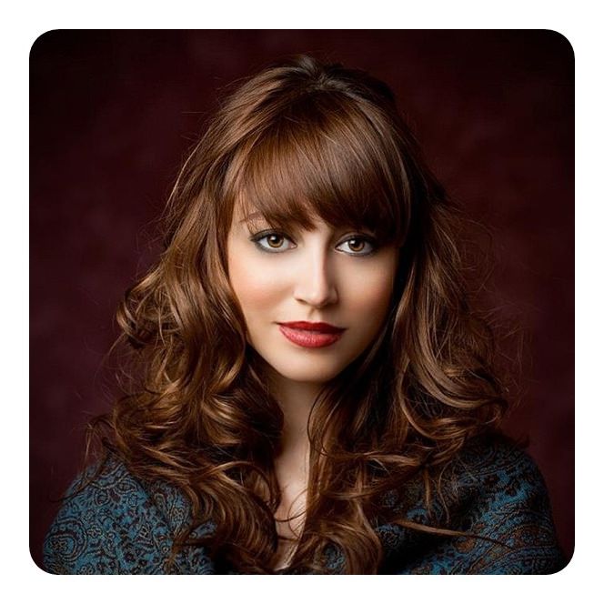 The 79 Sexiest Wispy Bangs To Inspire Your Makeover In Most Current Feathered Bangs Hairstyles With Bright Highlights (View 21 of 25)