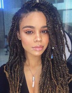 12 Best Short Marley Twists Images | Short Marley Twists Throughout Recent Marley Twists High Ponytail Hairstyles (View 8 of 25)