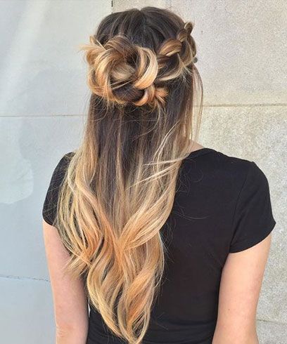 20 Hairstyles For Teenage Girls – Get Your Style Dose, Now! Regarding Most Popular Reverse Braided Buns Hairstyles (Photo 9 of 25)