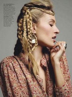 21 Best Vikings Images | Hair Styles, Viking Hair, Vikings Intended For Newest Folded Braided Updo Hairstyles (Photo 21 of 25)