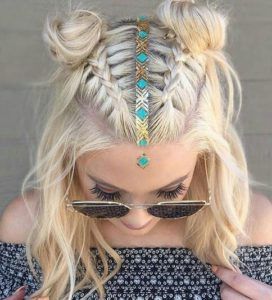 30 Boho And Hippie Hairstyles For Chill Vibes All Year Long Inside Best And Newest Boho Rose Braids Hairstyles (View 10 of 25)