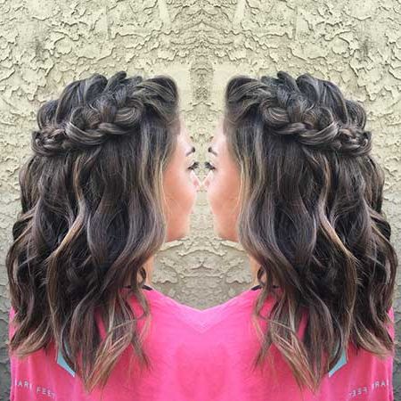 30 Gorgeous Braided Half Up Half Down Hairstyles In Recent Intricate Braided Updo Hairstyles (View 22 of 25)