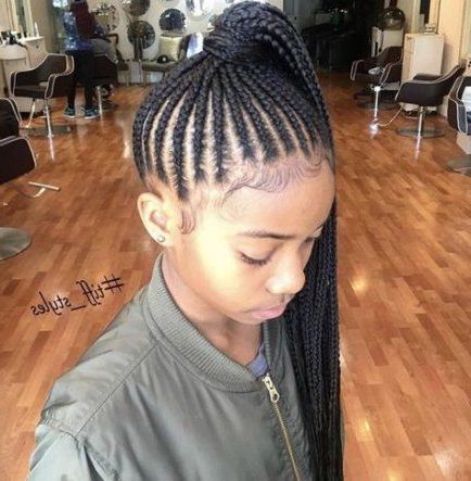 33+ Ideas Braids Ponytail High Weave For 2019 #braids Inside Most Popular Marley Twists High Ponytail Hairstyles (View 18 of 25)