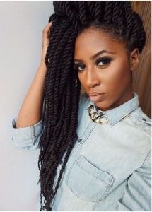 35 Stunning Kinky Twists Styles You'll Love To Try! Intended For Most Recent Marley Twists High Ponytail Hairstyles (View 10 of 25)